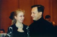 Владимир Спиваков и Лена Воротько перед концертом в Тольятти. Фото Валерия Александрова --- Нажмите, чтобы увеличить.
