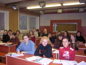 Воронежские студенты на занятиях --- Нажмите, чтобы увеличить.